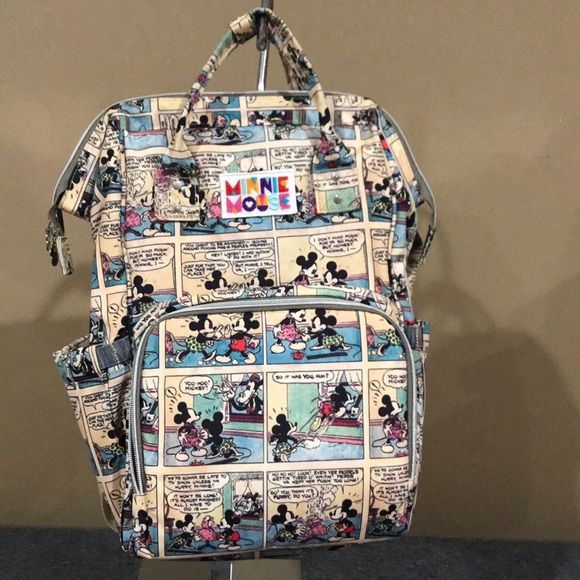 Awesome Disney Mickey/Minnie Backpack Diaper Bag